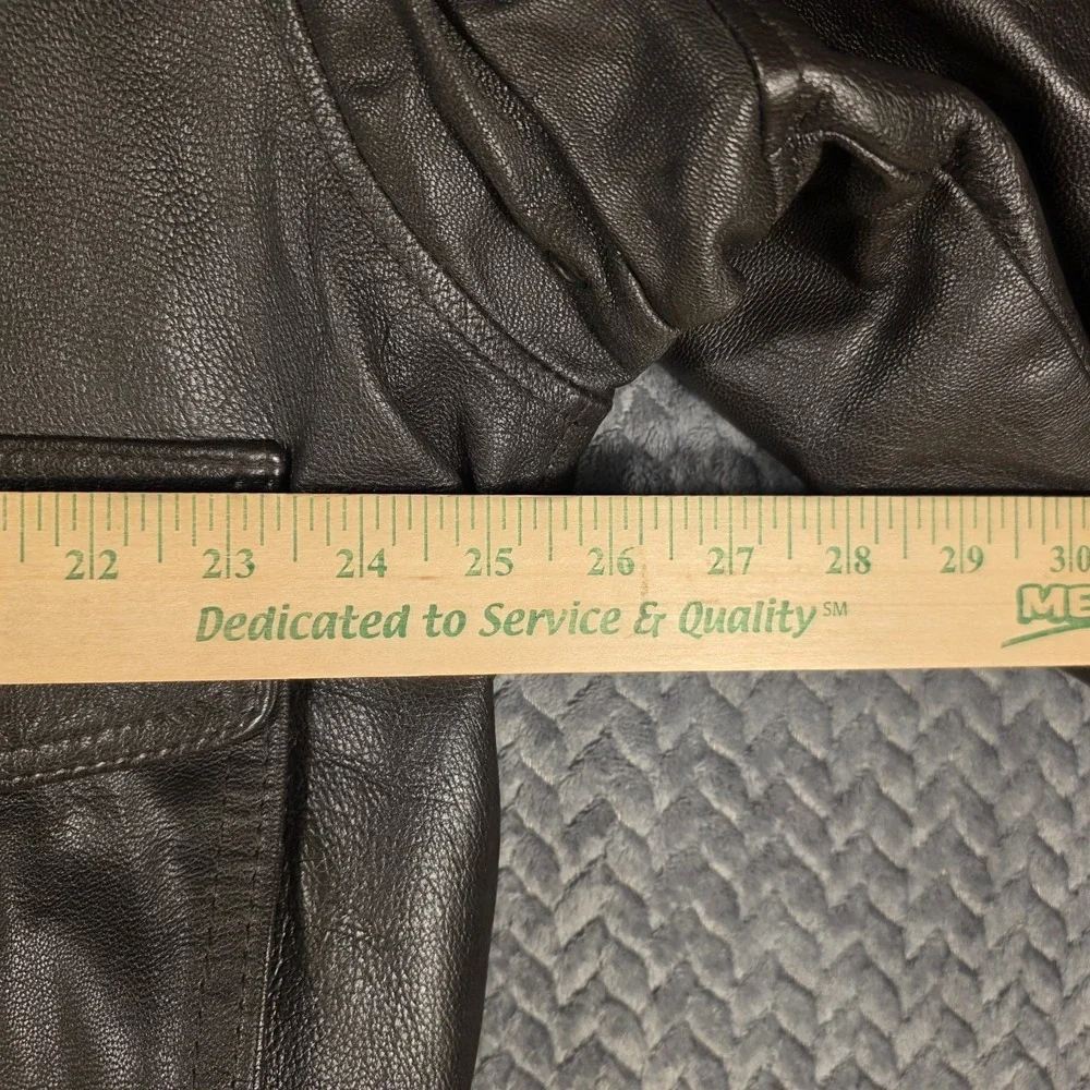 Vintage Cabelas Leather Flight Bomber Jacket Mens Large Brown Thinsulate Canada